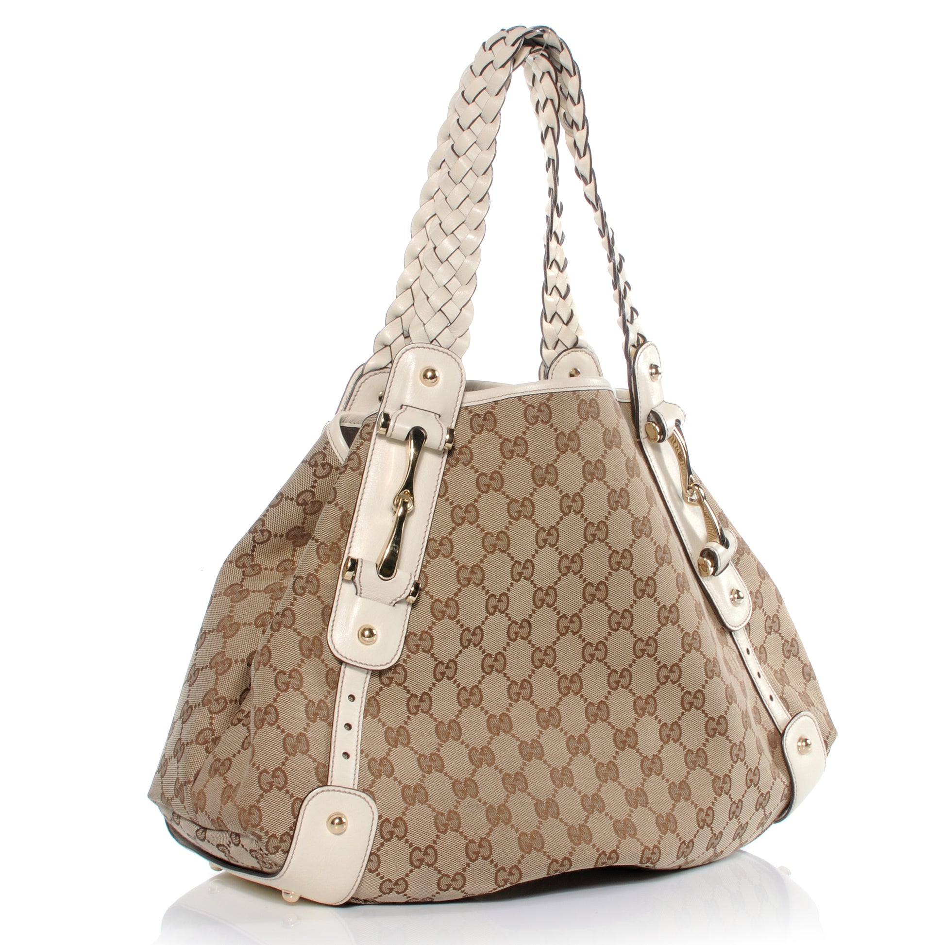 Gucci Monogram Pelham Medium Shoulder Bag White 3 of 8