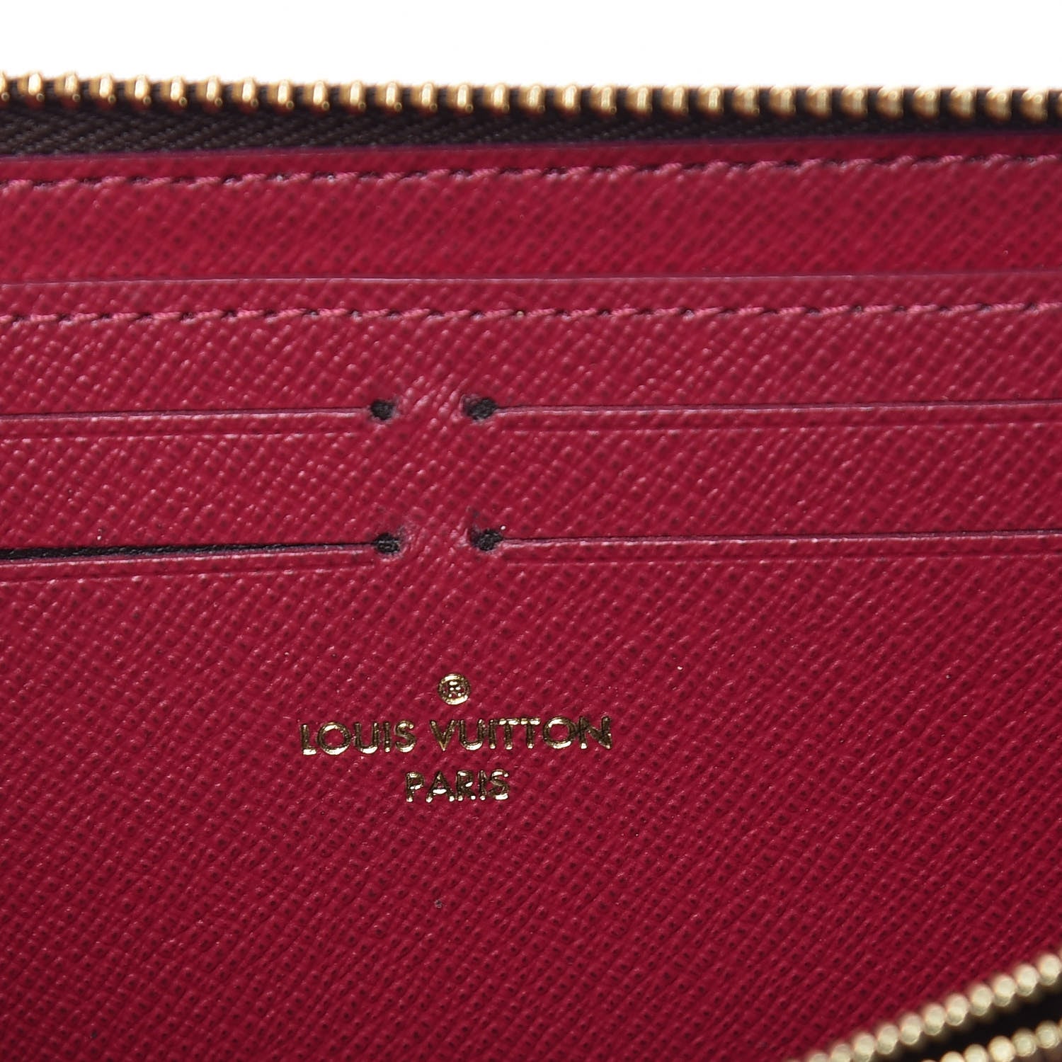Louis Vuitton Monogram Clemence Wallet Fuchsia 8 of 9