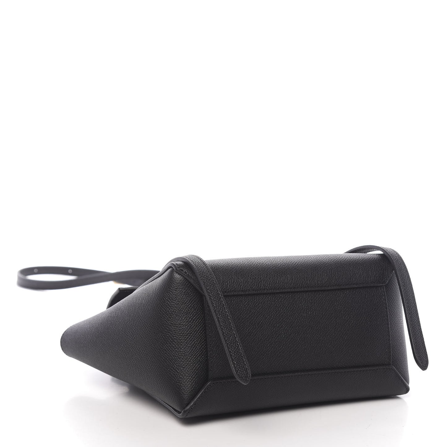 Grained Calfskin Nano Belt Bag Black