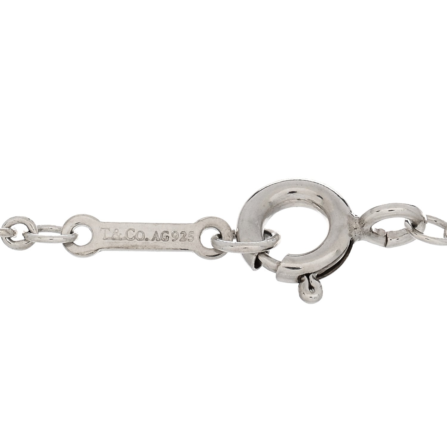 Tiffany Sterling Silver Graffiti Love Bracelet 3 of 3