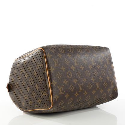 Louis Vuitton Monogram Perforated Speedy 30 Green 5 of 10
