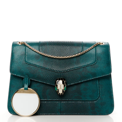 Bulgari Karung Serpenti Forever Crossbody Emerald Green 3 of 13