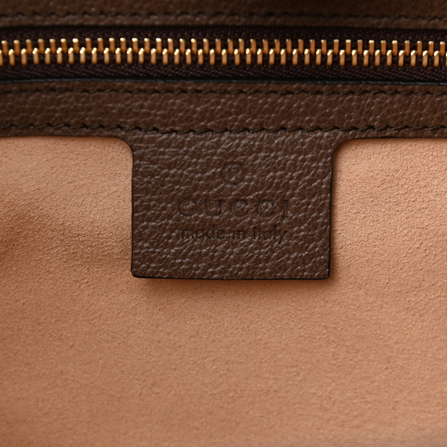GG Supreme Monogram Medium Ophidia Shopping Tote Brown