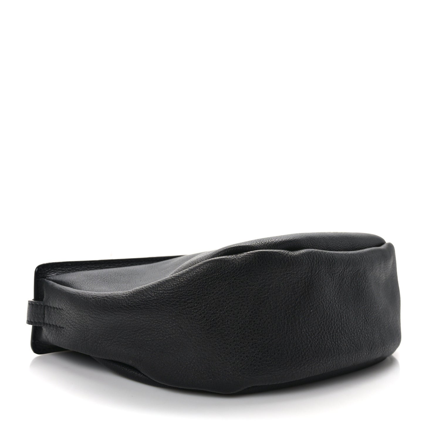 Soft Calfskin Moon Sling Bag Black
