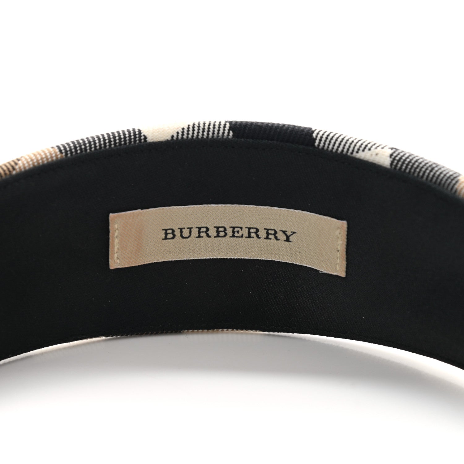 Burberry Canvas Nova Check Headband 4 of 4