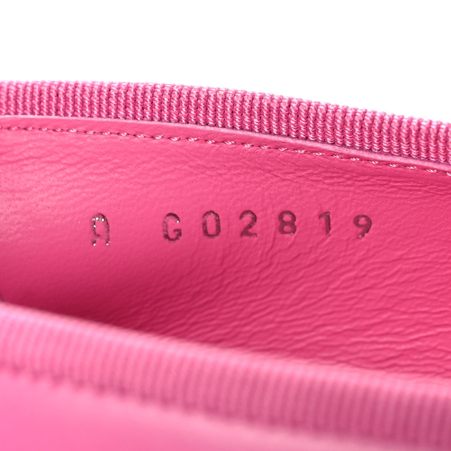 Calfskin Grosgrain Cap Toe CC Ballerina Flats 39 Pink Black