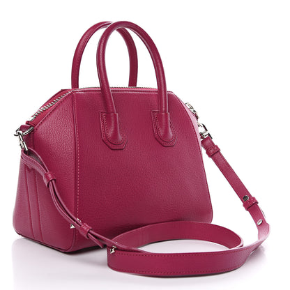 Givenchy Sugar Goatskin Mini Antigona Magenta 2 of 10