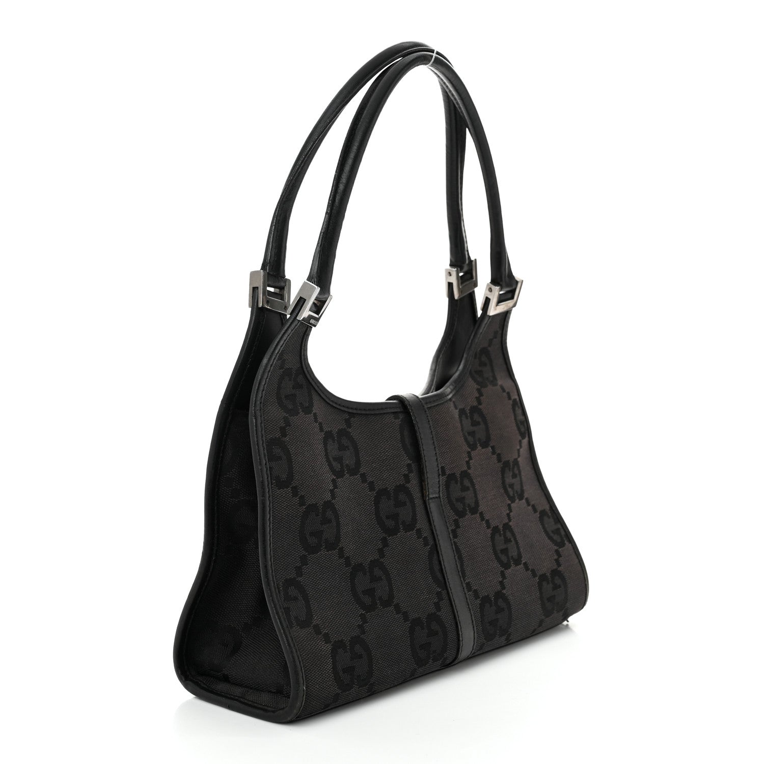 Gucci Monogram Small Bardot Black 3 of 14