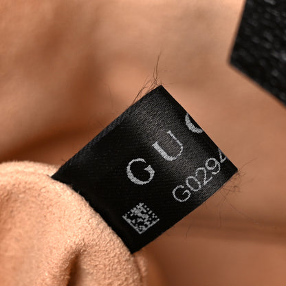 Gucci Calfskin GG Web Small Ophidia Dome Shoulder Bag Black 8 of 12