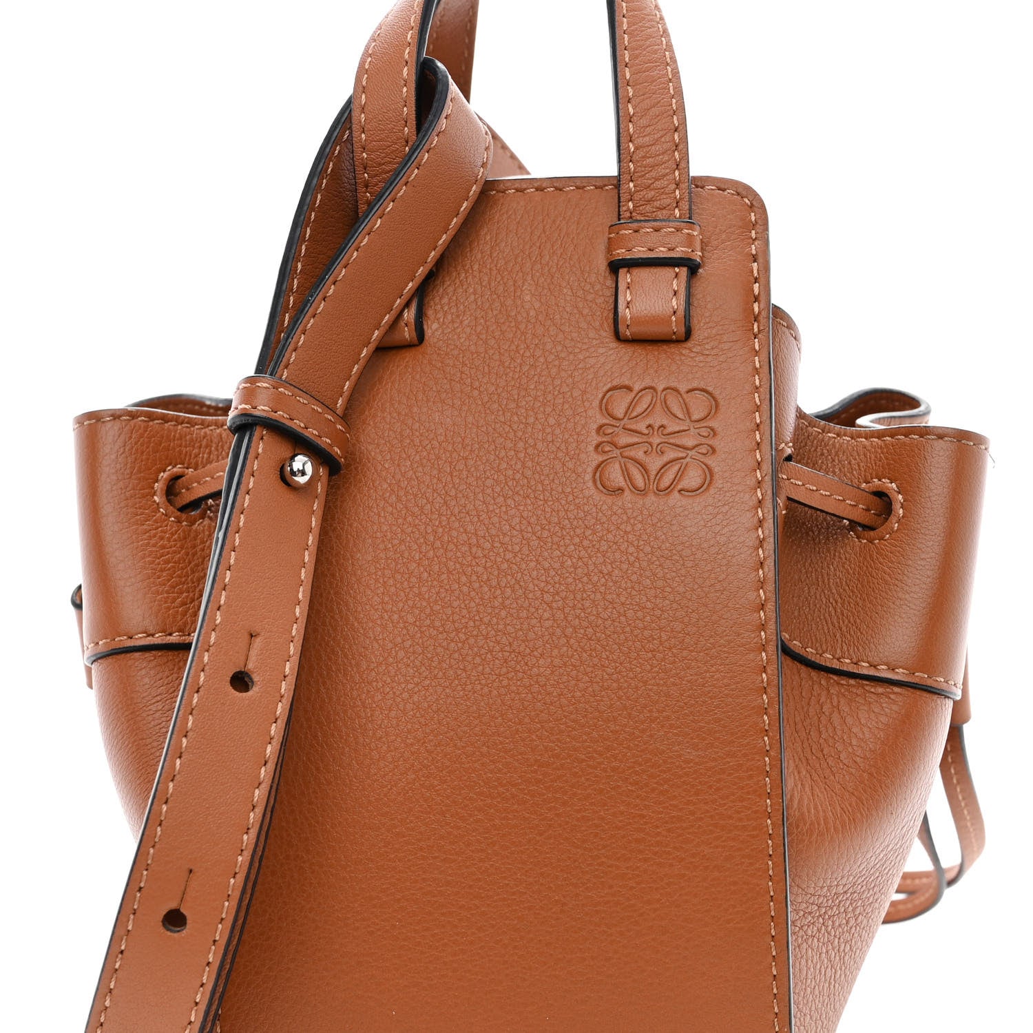 Loewe Calfskin Mini Hammock Shoulder Bag Tan 8 of 10