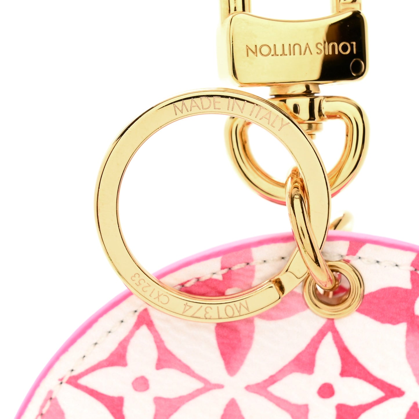 Monogram Giant By The Pool 2.0 Illustre Resort Bag Charm Key Holder Rose