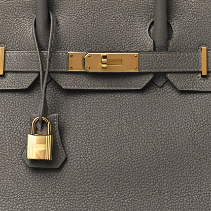 Hermes Togo BIRKIN 30 Gris Meyer 8 of 10
