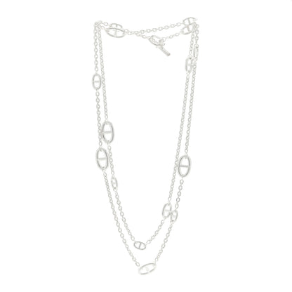 Hermes Sterling Silver Farandole Necklace 120 2 of 4