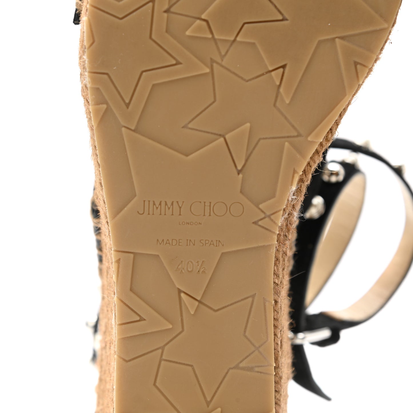 Suede Embellished Danica Espadrilles 40.5 Black