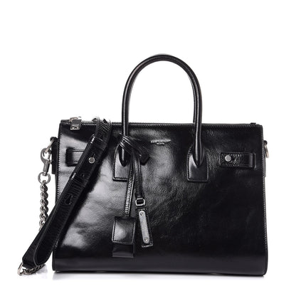 Saint Laurent Glace Calfskin Baby Souple Sac De Jour Black 1 of 7