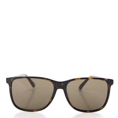 Gucci Square Frame GG0017S Sunglasses Havana 2 of 7