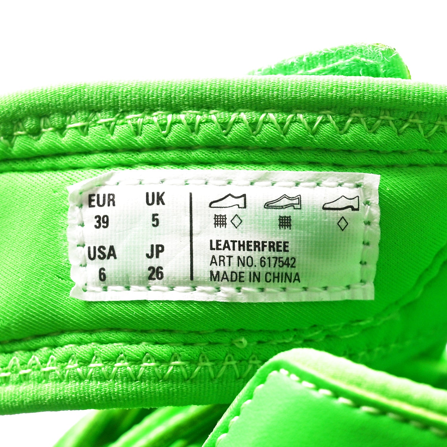 Balenciaga Neoprene Mens Track Sandals 39 Fluo Green 1604354 Balenciaga Neoprene Mens Track Sandals 39 Fluo Green 1604354
