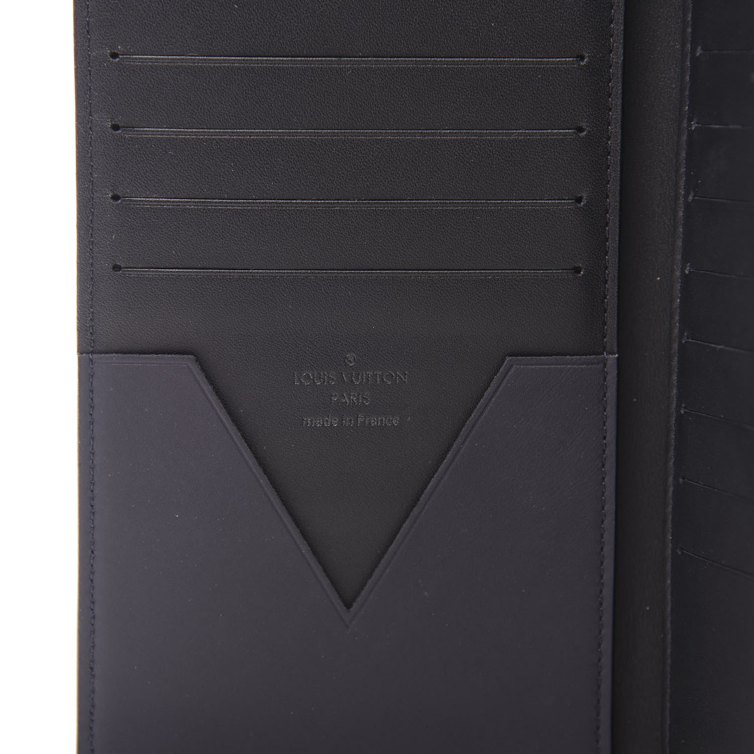 Louis Vuitton Smooth Calfskin America's Cup Organizer Wallet Black 5 of 7