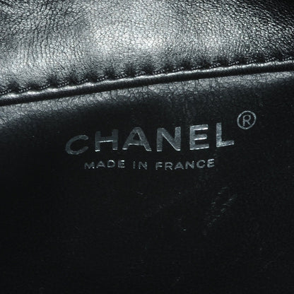 Chanel Lambskin Quilted Bucket Shoulder Bag Black 6 of 7