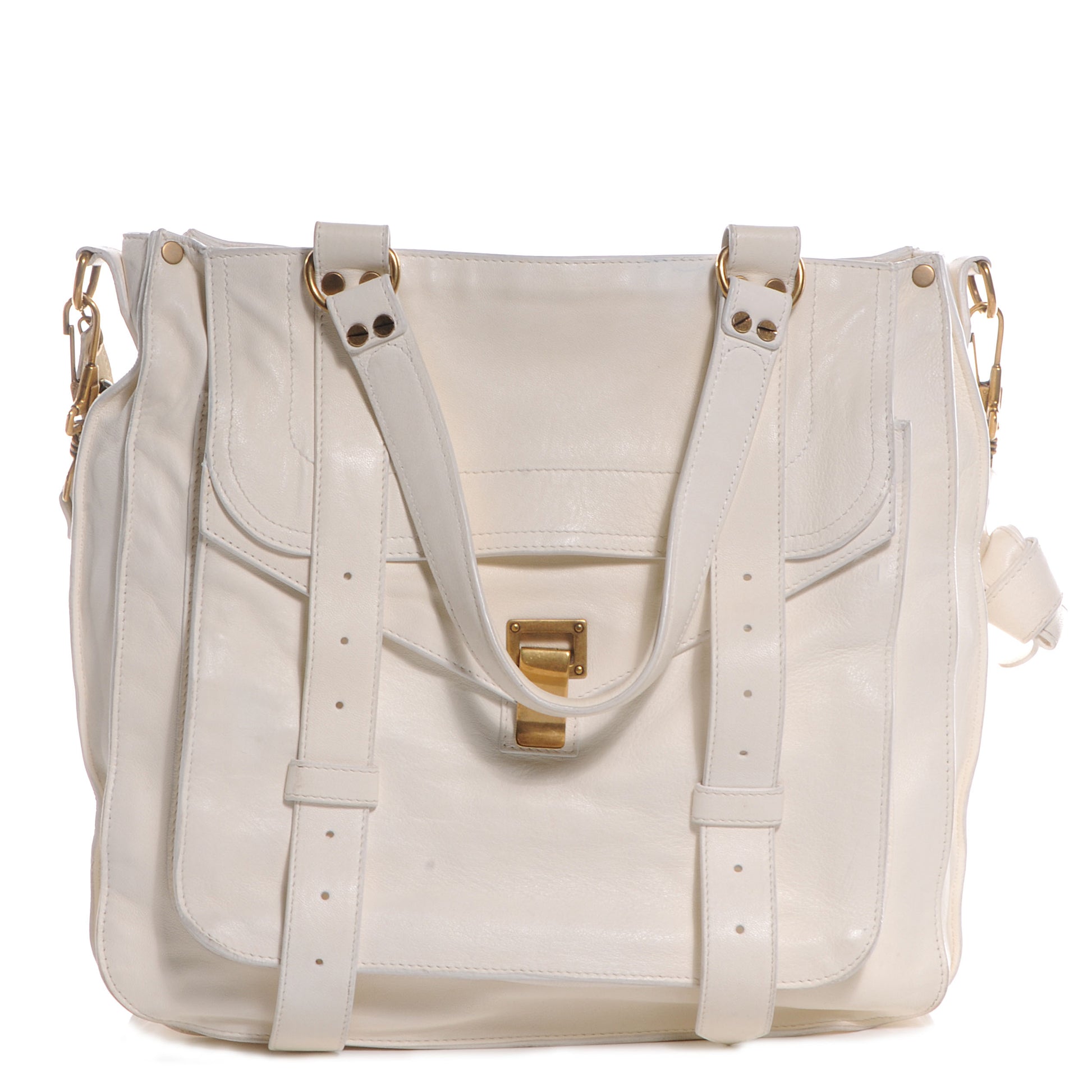 Proenza Schouler Leather PS1 Tote White 1 of 14