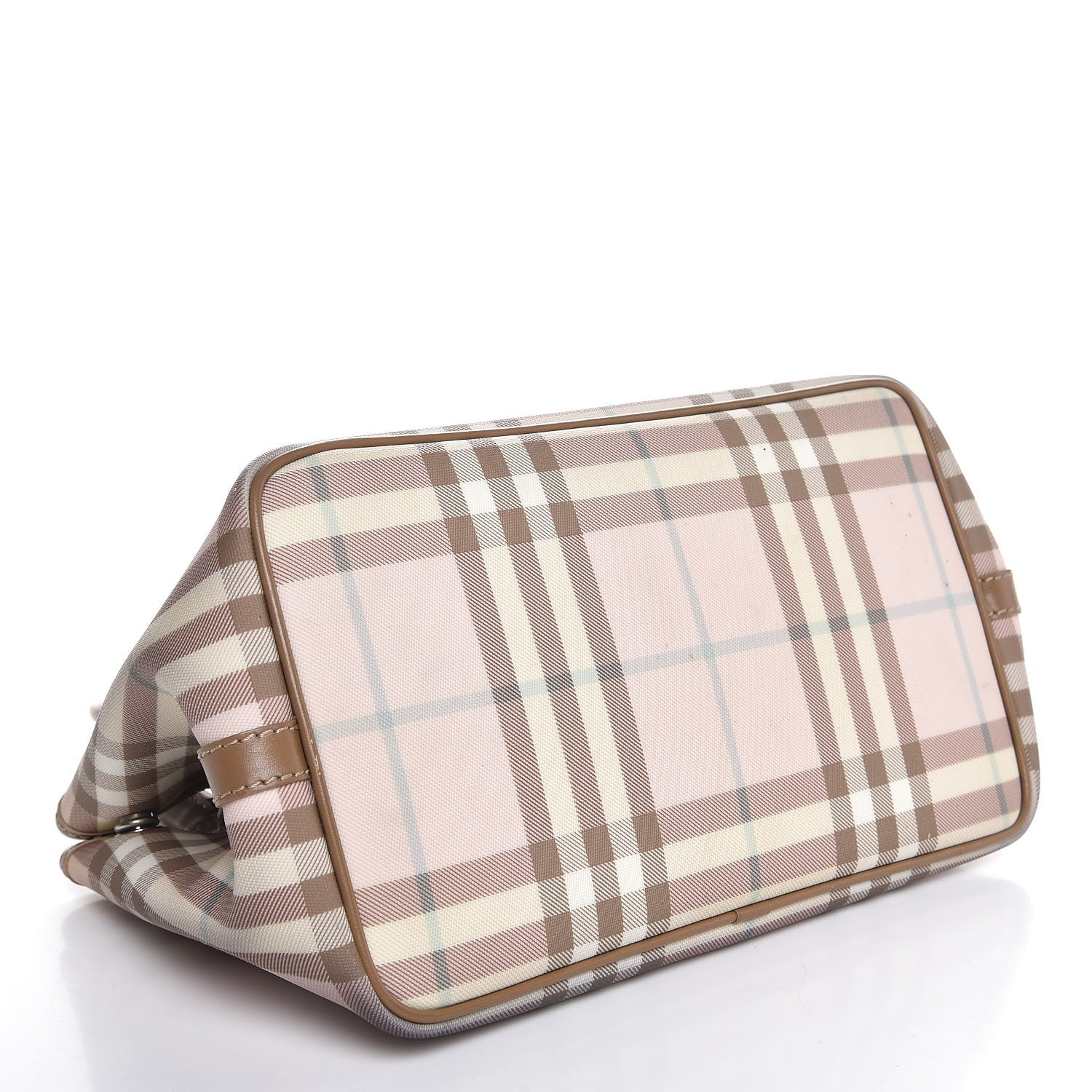 Burberry Candy Check Buckle Tote Pink 4 of 8