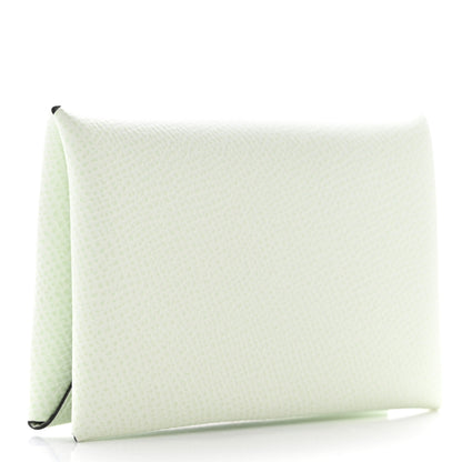Hermes Epsom Calvi Card Case Vert Fizz 3 of 8