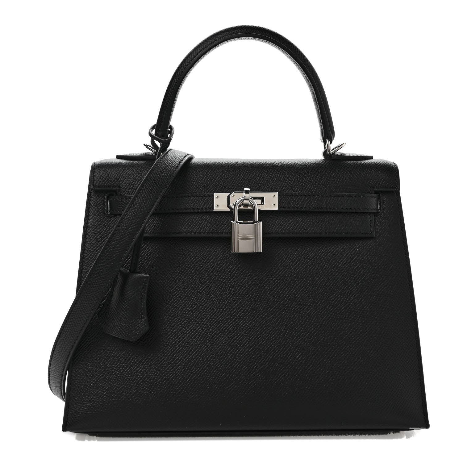 Hermes Epsom Kelly Sellier 25 Black 1 of 7