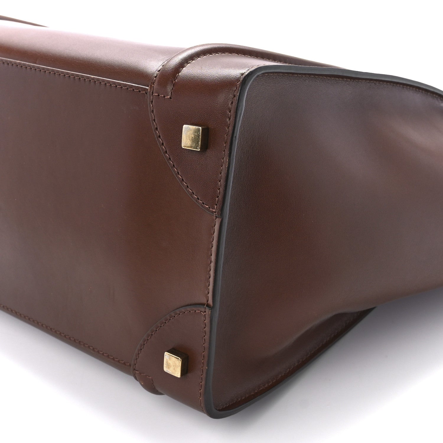 Celine Smooth Calfskin Mini Luggage Caramel 12 of 12