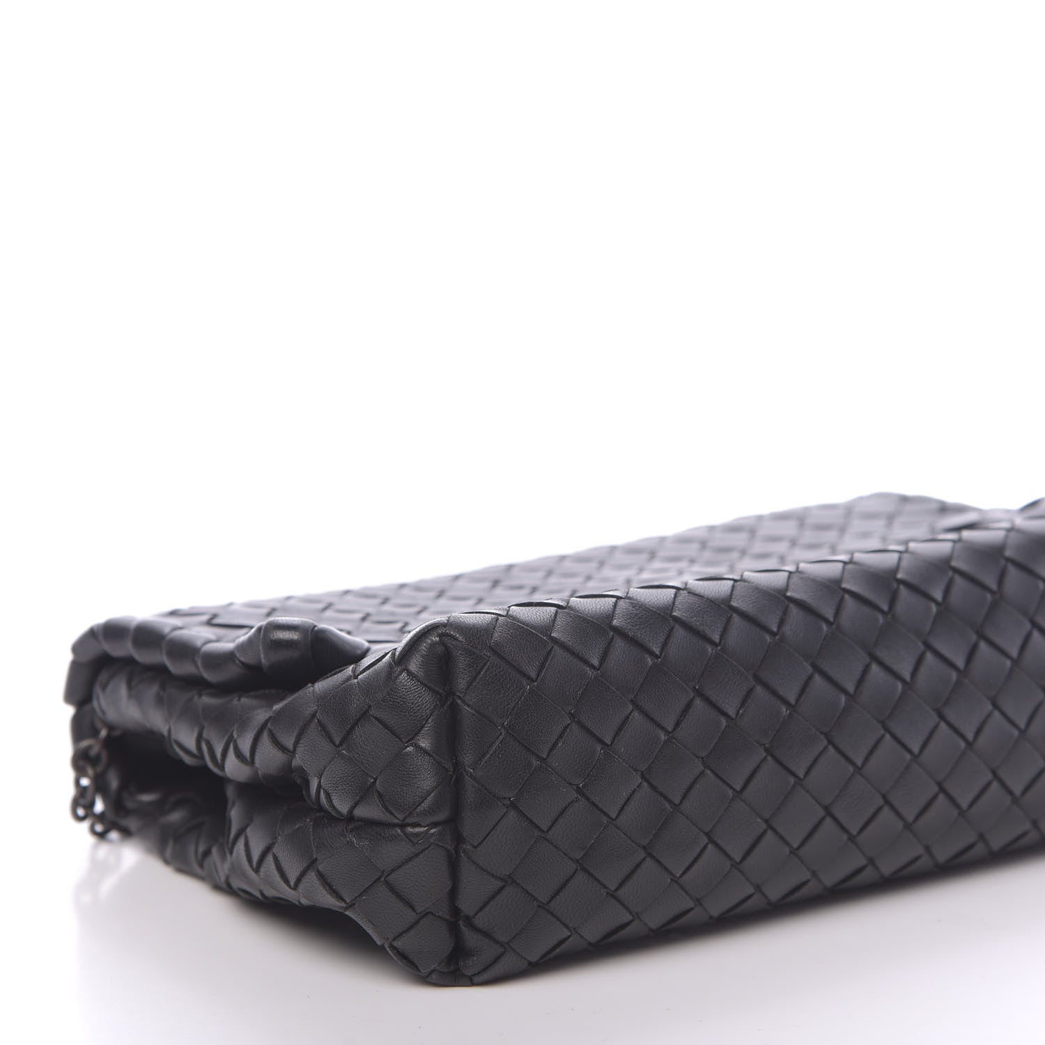 Bottega Veneta Nappa Intrecciato Baby Olimpia Shoulder Bag Black 7 of 9