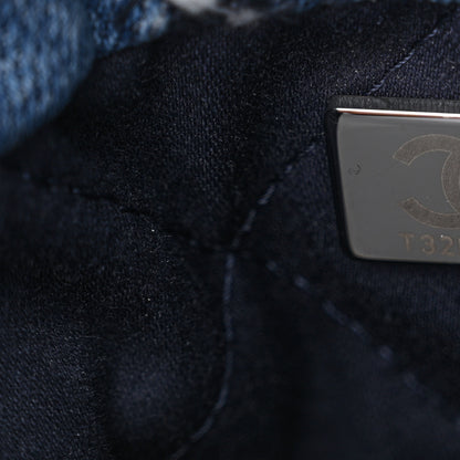 Chanel Denim Stitched Quilted Mini Chanel 22 Blue 7 of 10