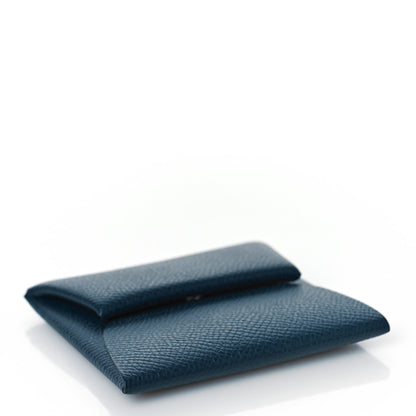 Hermes Epsom Bastia Coin Purse Bleu Indigo 4 of 9