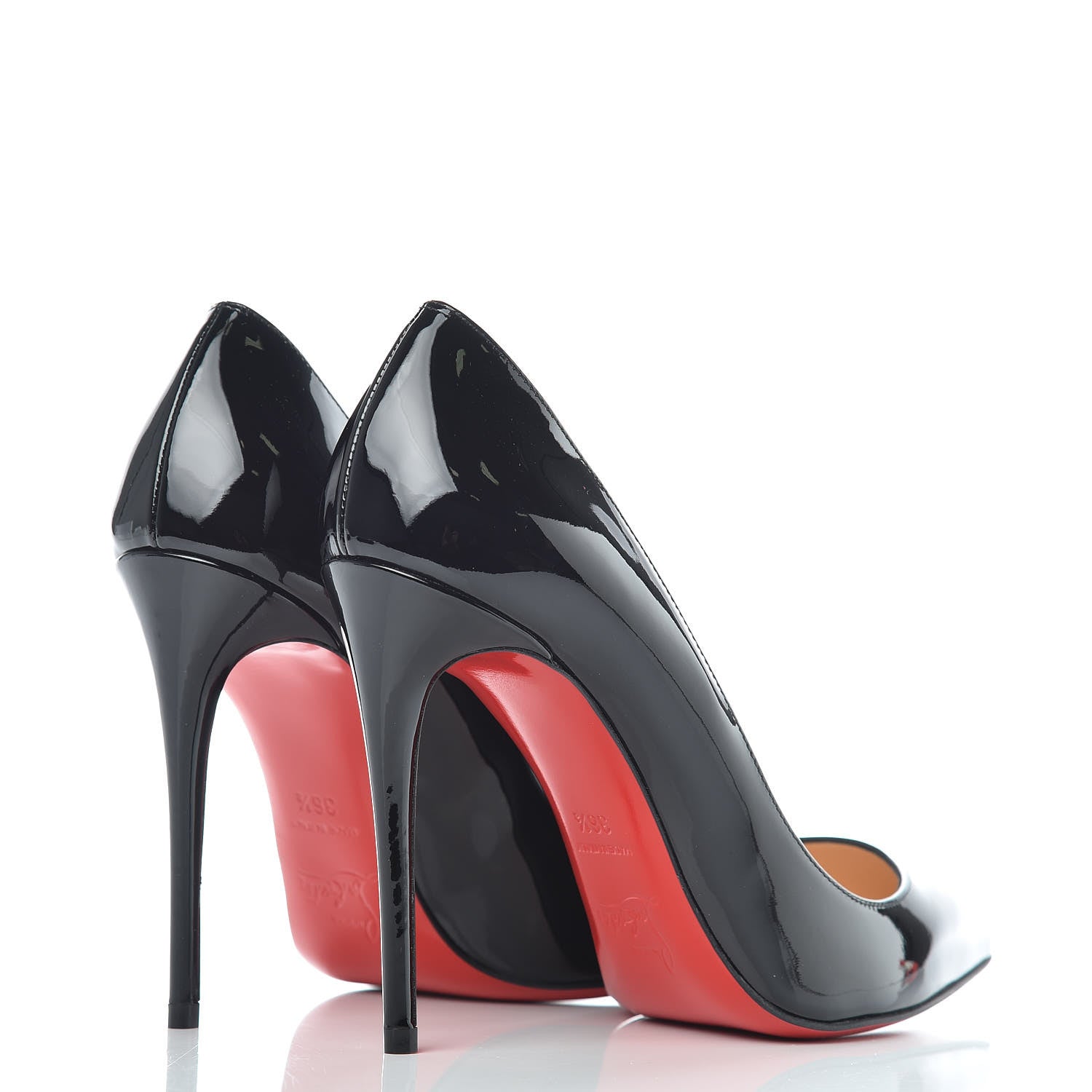 Christian Louboutin Patent Pigalle Follies 100 Pumps 36.5 Black 4 of 8