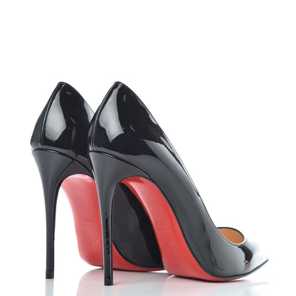 Christian Louboutin Patent Pigalle Follies 100 Pumps 36.5 Black 4 of 8