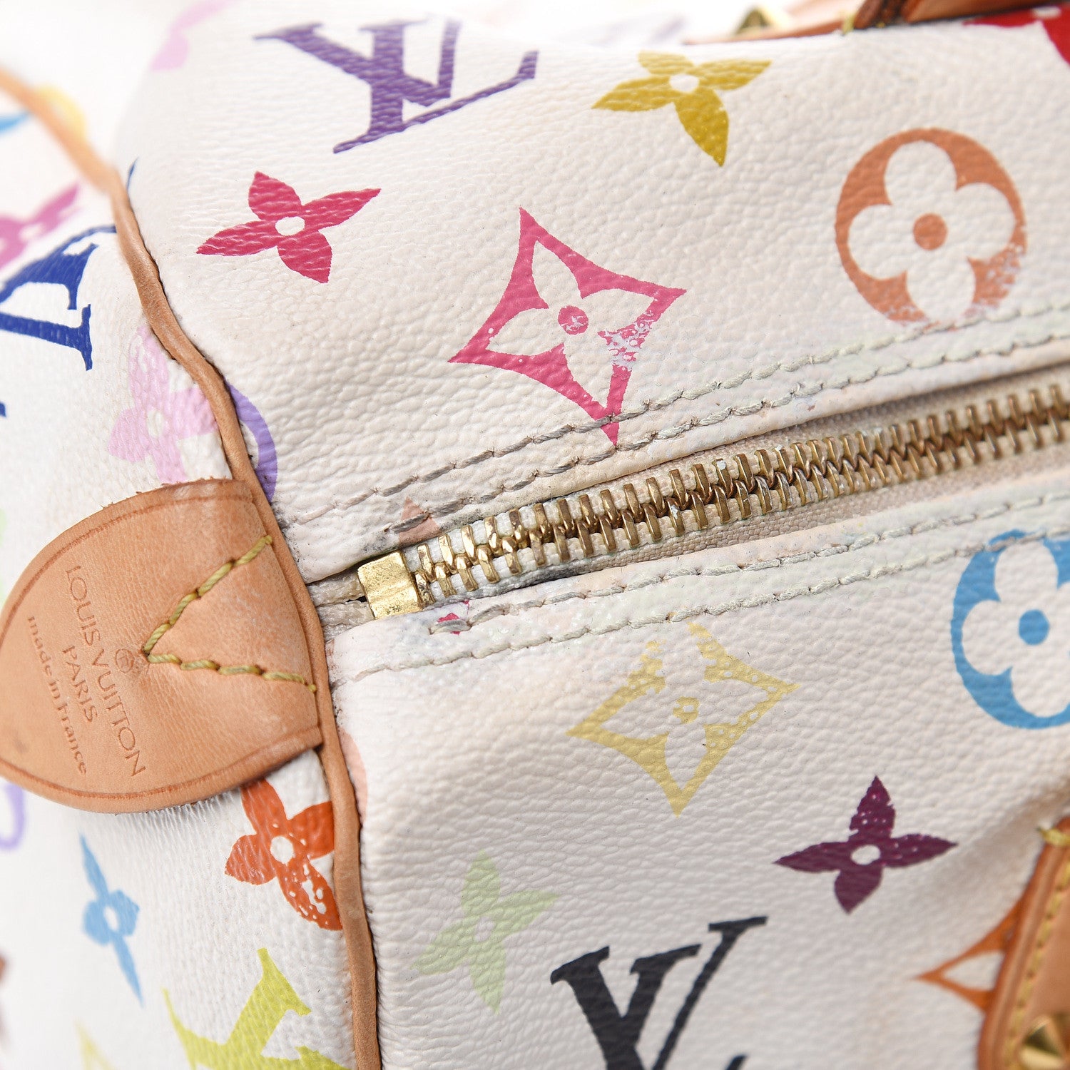 Louis Vuitton Monogram Multicolor Speedy 30 White 13 of 27