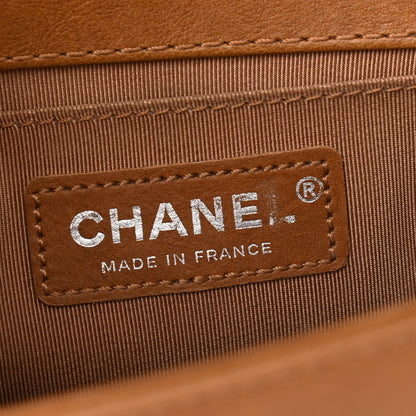 Chanel Calfskin Quilted Metal Embellished Paris Dallas Small Boy Flap Beige 5 of 9