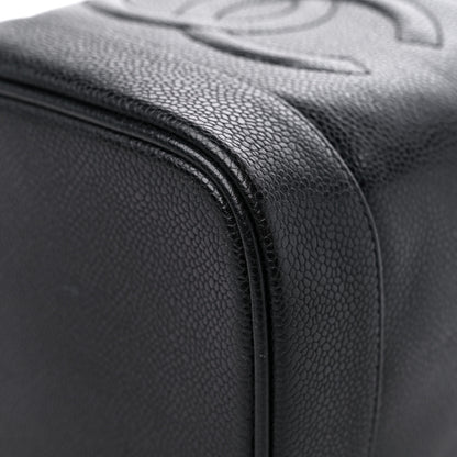 Chanel Caviar Vanity Cosmetic Case Black 10 of 14