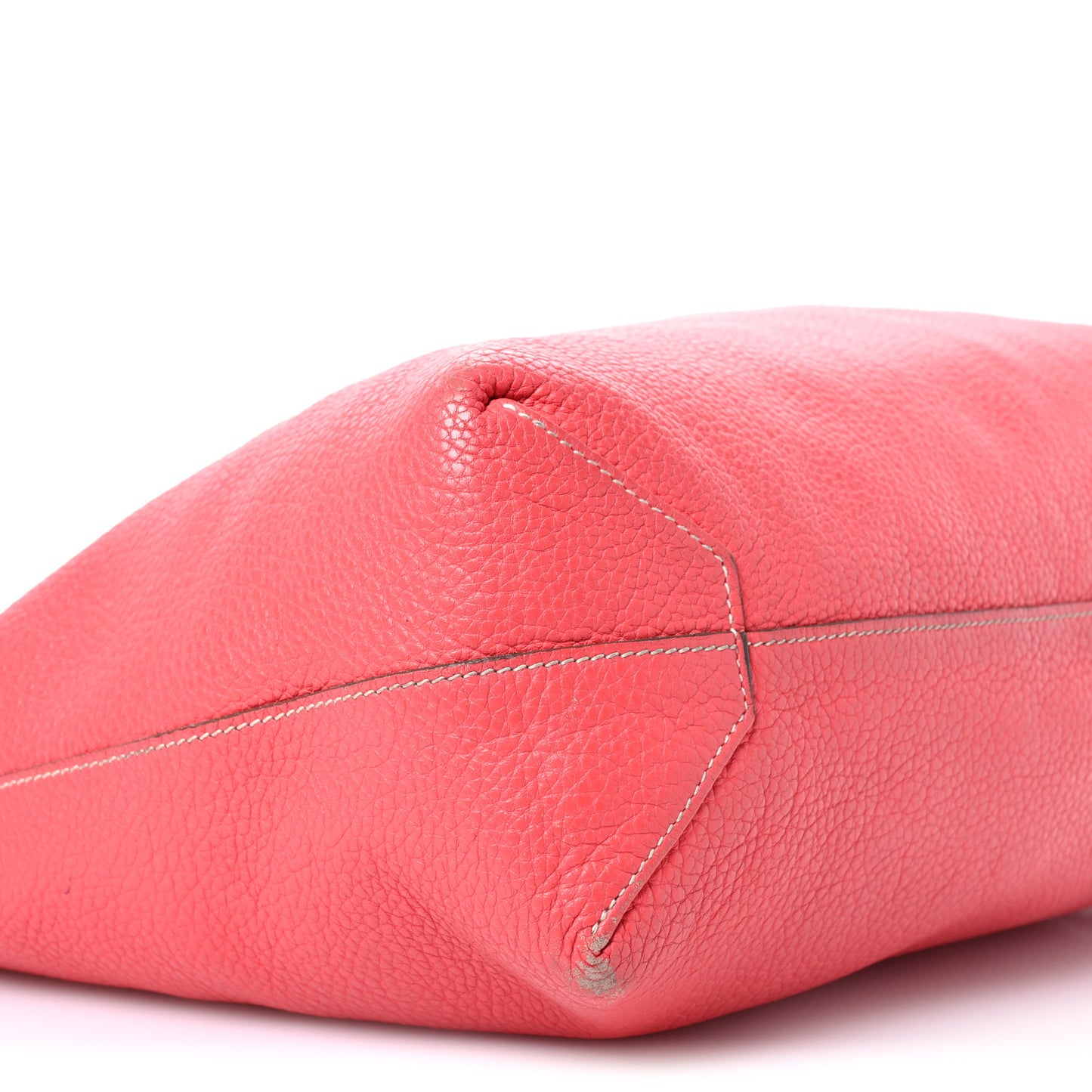 Taurillon Clemence Double Sens Reversible Tote 36 Rubis Bougainvillea