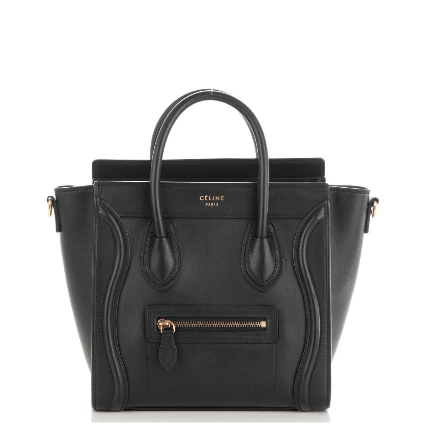 Smooth Calfskin Nano Luggage Black