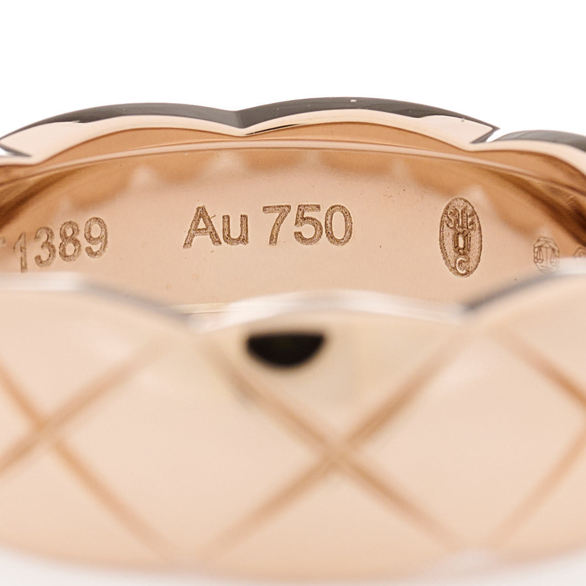 18K Beige Gold Small Coco Crush Ring 51 5.75