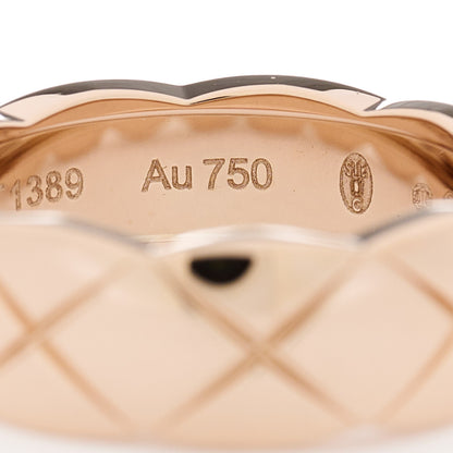 Chanel 18K Beige Gold Small Coco Crush Ring 51 5.75 5 of 9