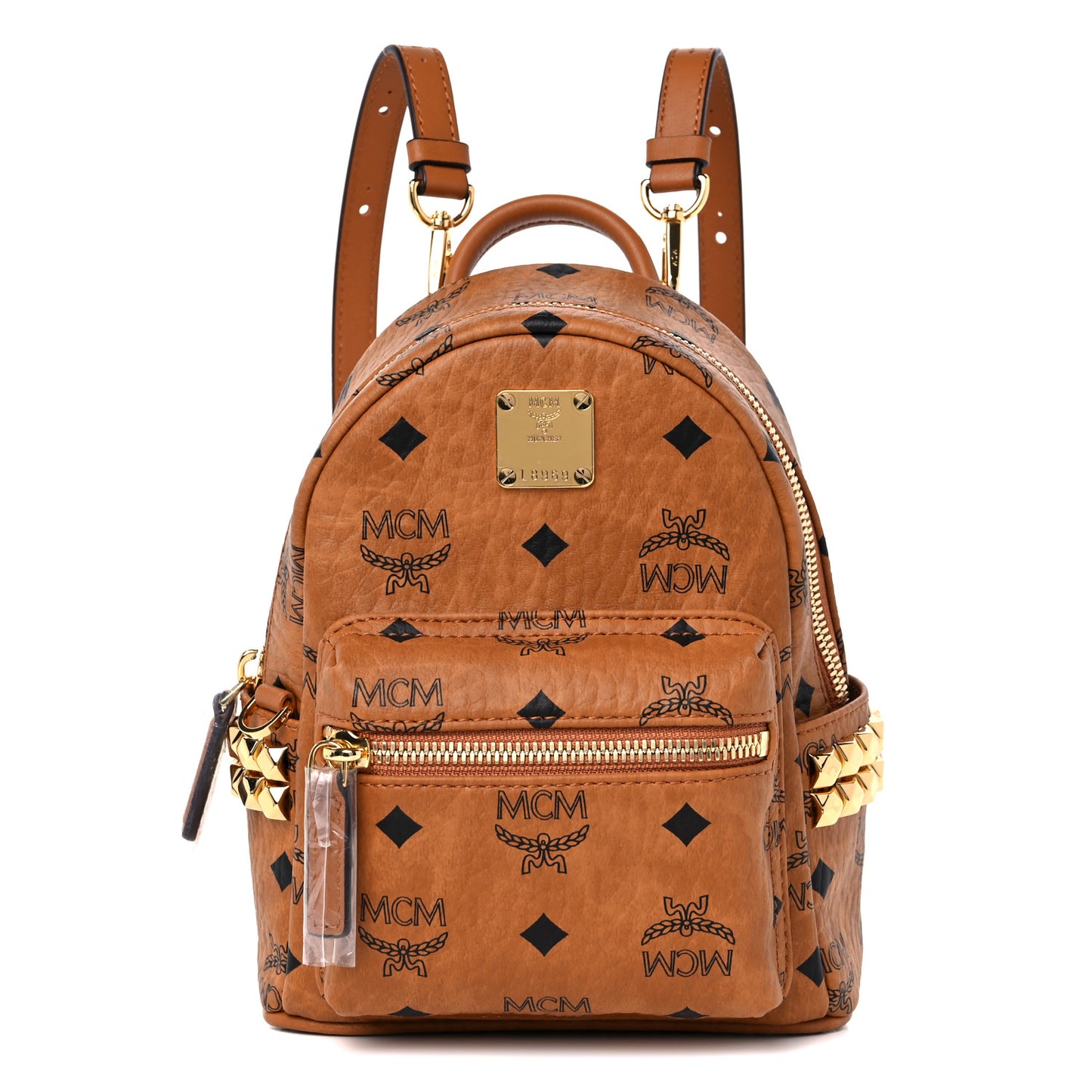 Visetos Side Stud X-Mini Stark Bebe Boo Backpack Cognac