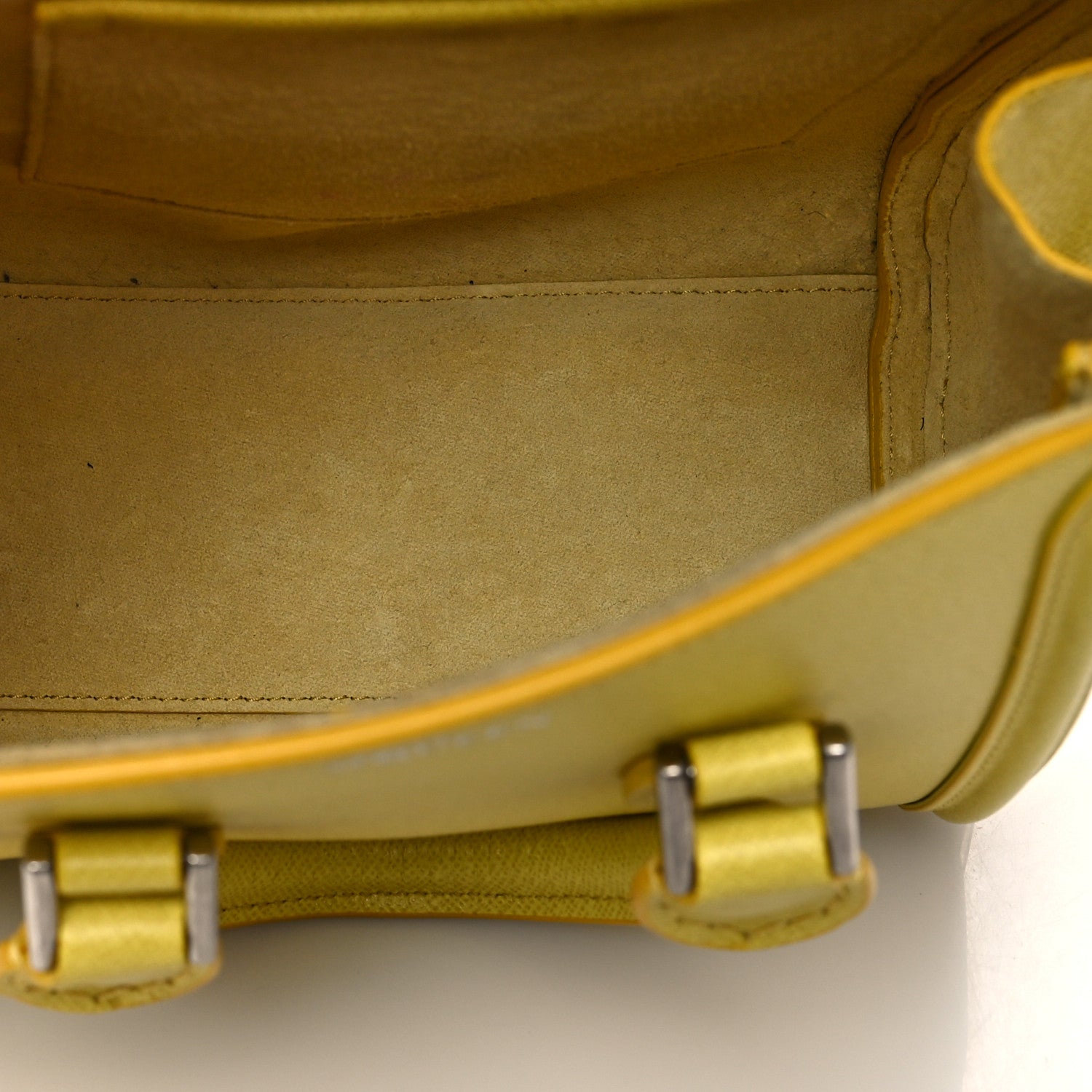 Alexander McQueen Calfskin Mini Heroine Yellow 5 of 13