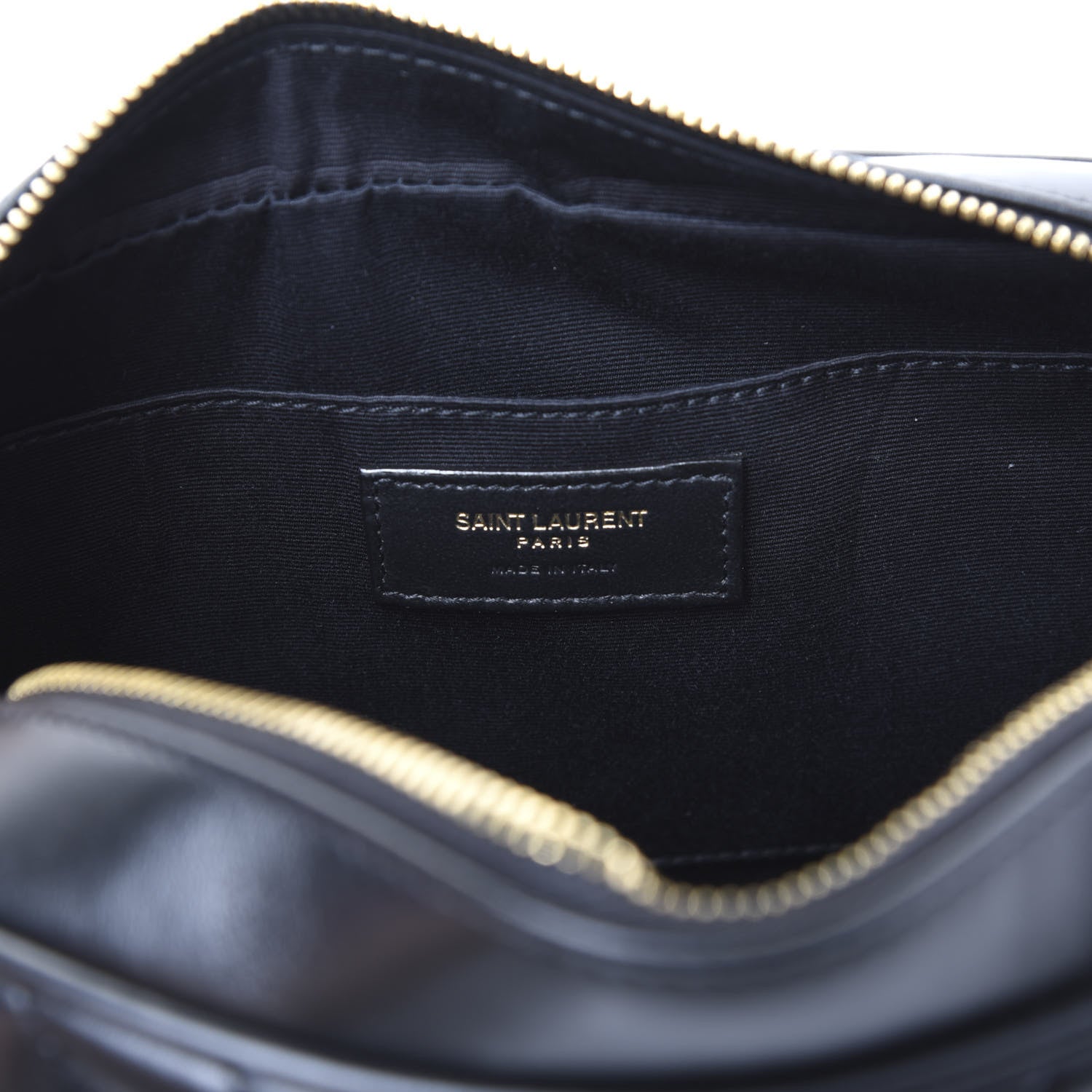 Saint Laurent Calfskin Matelasse Monogram Lou Camera Bag Black 5 of 8