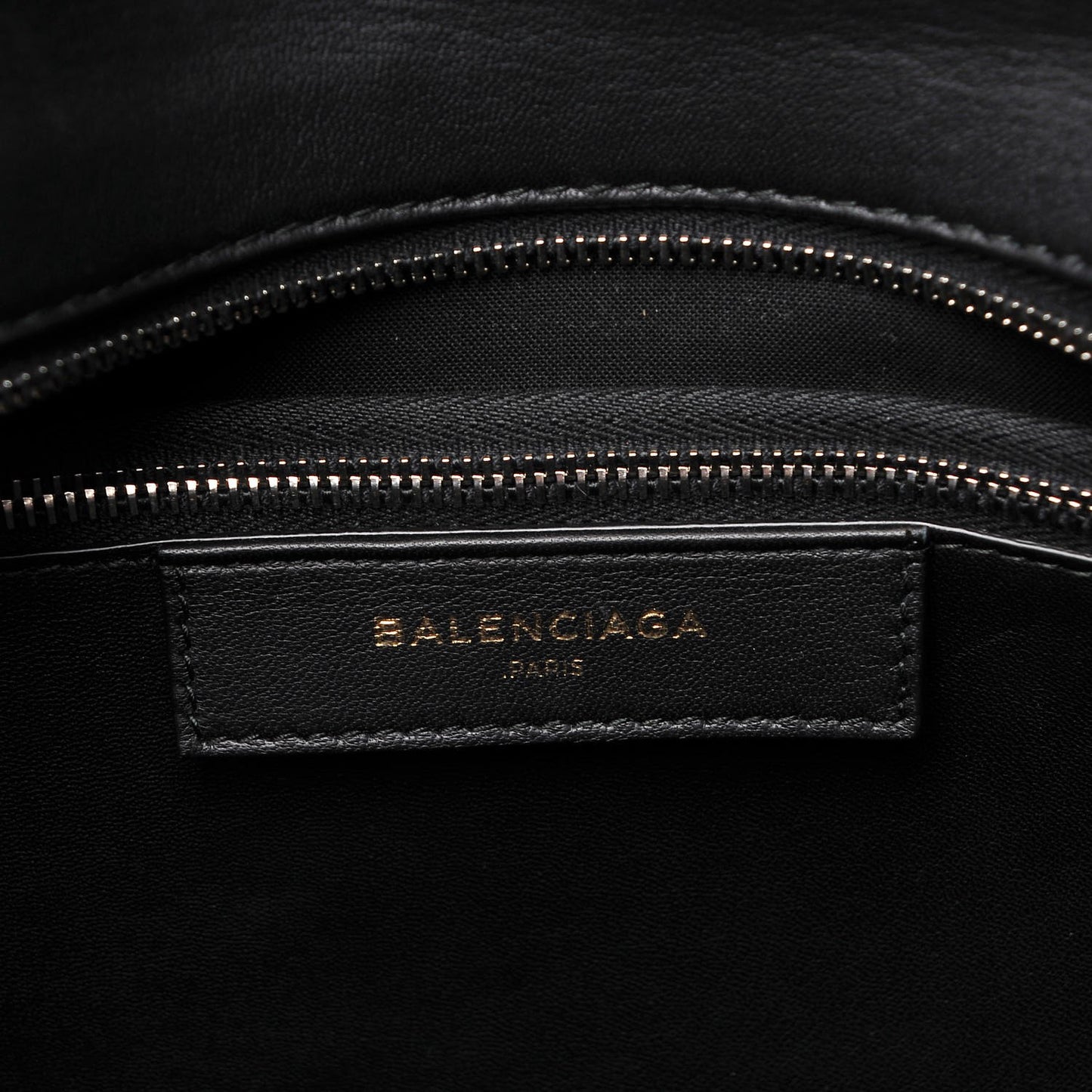 Agneau Medium Bazar Shopper Tote Black