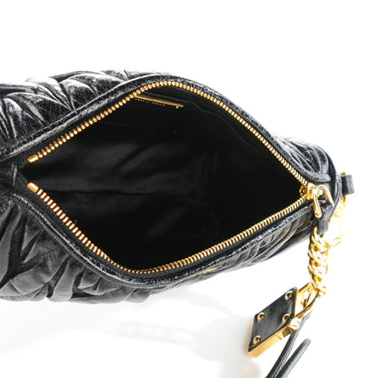 Miu Miu Nappa Matelasse Lux Shoulder Bag Nero Black 5 of 8