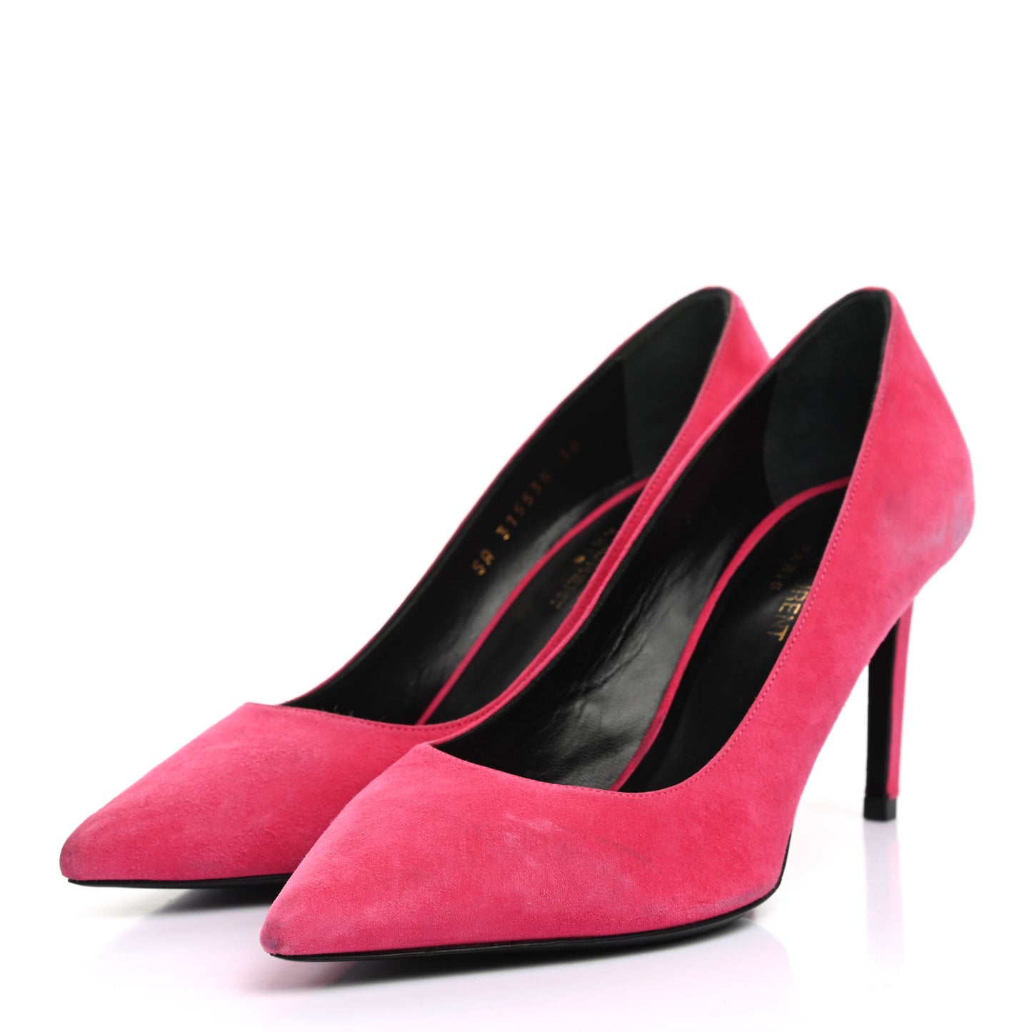 Suede Calfskin Anja 85 Pumps 38 Hot Pink