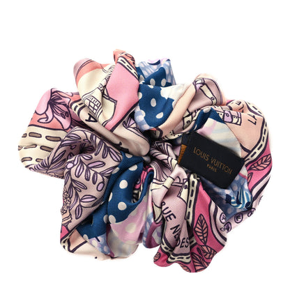 Louis Vuitton Silk Monogram Be Mindful Trop Chou Scrunchie Blush Pink 2 of 4