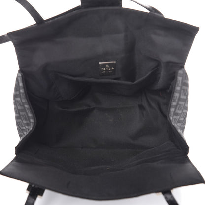 Fendi Zucchino Small Shoulder Bag Black 5 of 10