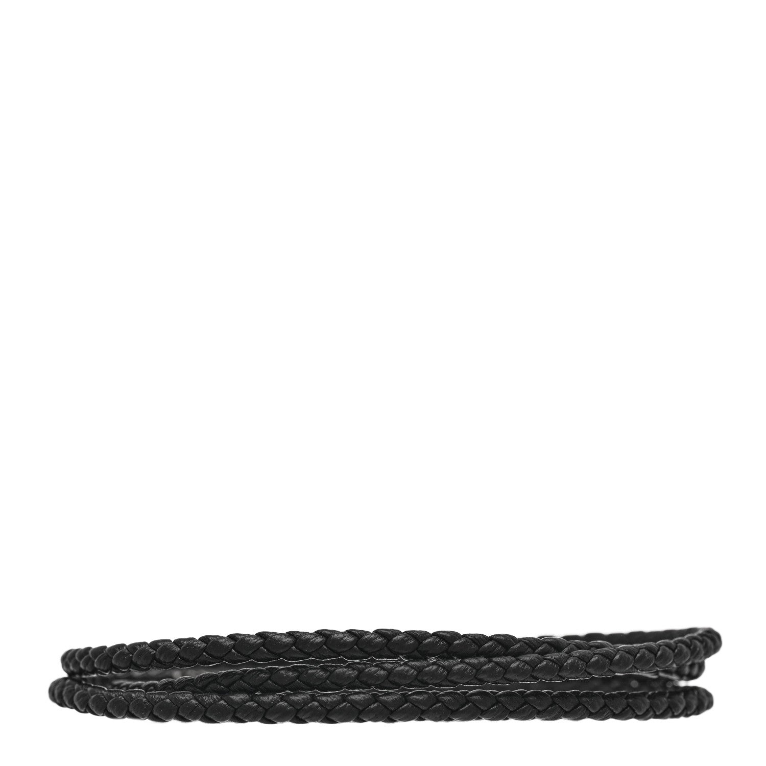 David Yurman Sterling Silver Chevron Triple-Wrap Bracelet Black 2 of 3
