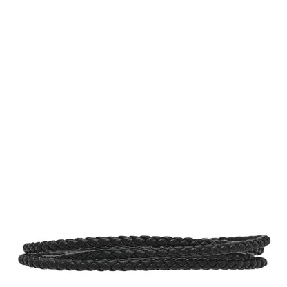 David Yurman Sterling Silver Chevron Triple-Wrap Bracelet Black 2 of 3